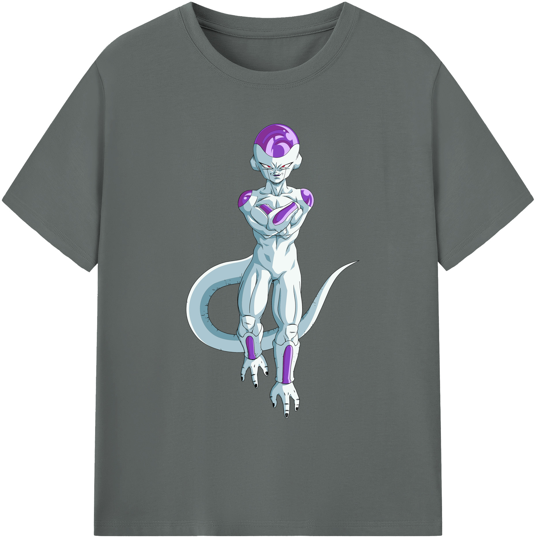 （画像用） ドラゴンボール フリーザ DRAGON BALL Frieza 綿100％ メンズ半袖Tシャツ｜肌触りやわらか＆通気性